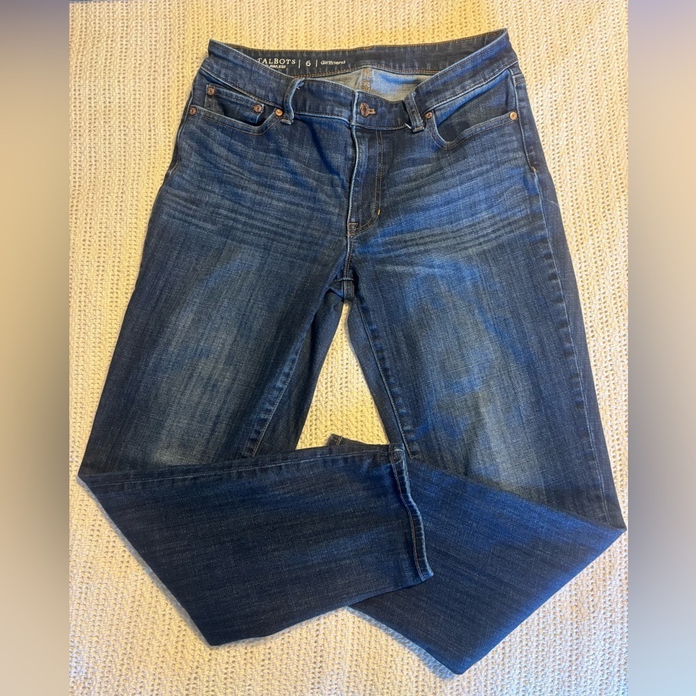 Talbots Flawless Girlfriend Jeans Straight Leg Women’s Sz 6 - Picture 2 of 7